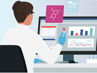 Illustration av diagnosprocess för ATTRv-amyloidos och genetisk testning