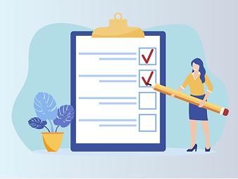 Illustration av symtom vid ATTRv-amyloidos med checklista för patientinformation